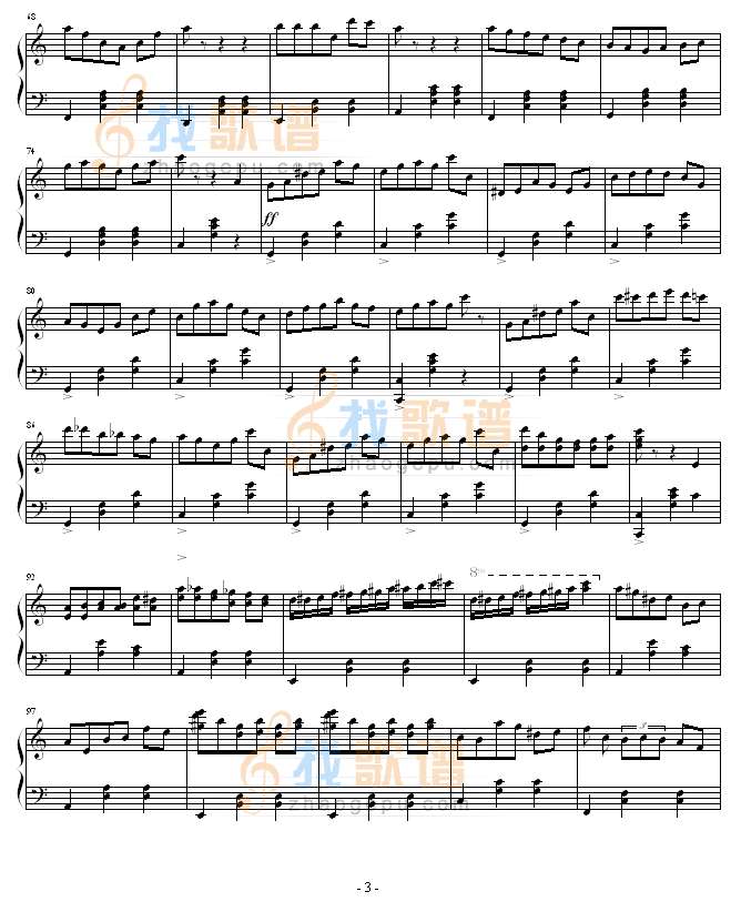 C大调圆舞曲