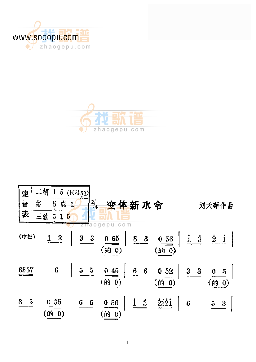 变体新水令—国乐合奏曲