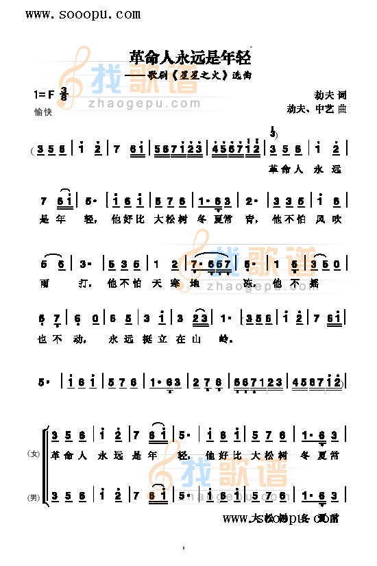 革命人永远是年轻 