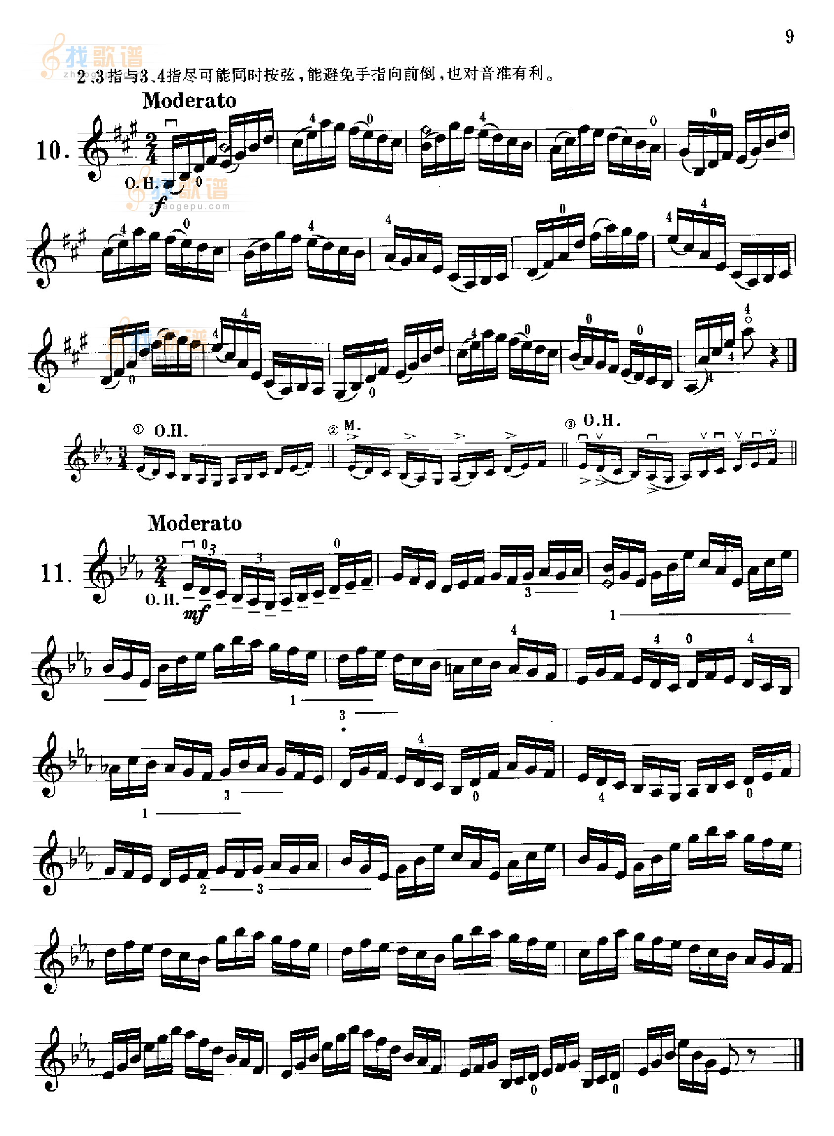 沃尔法特小提琴练习曲60首作品第45号