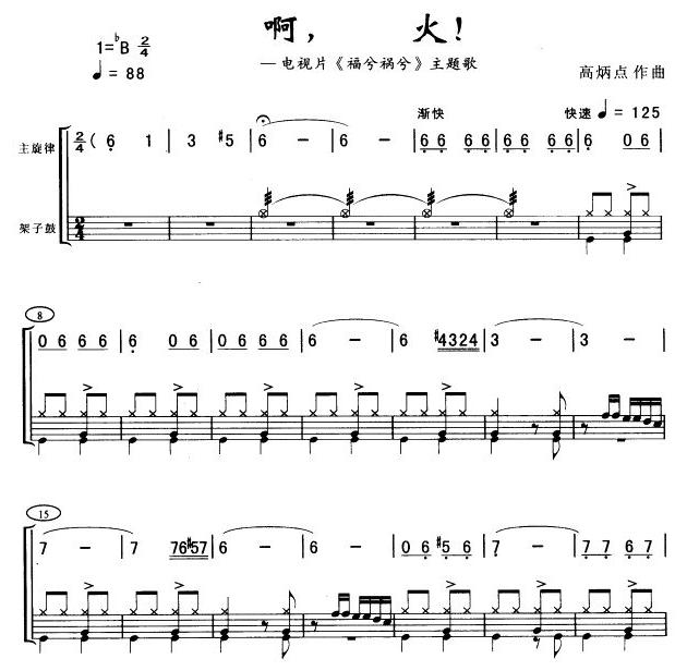 啊,火