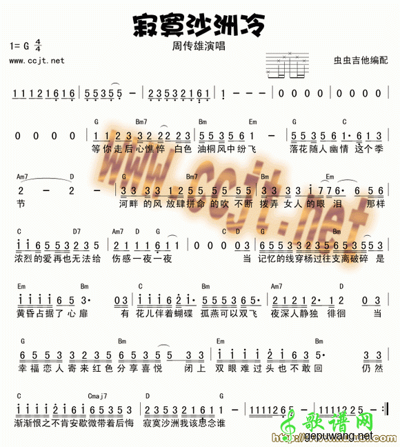 寂寞沙洲冷