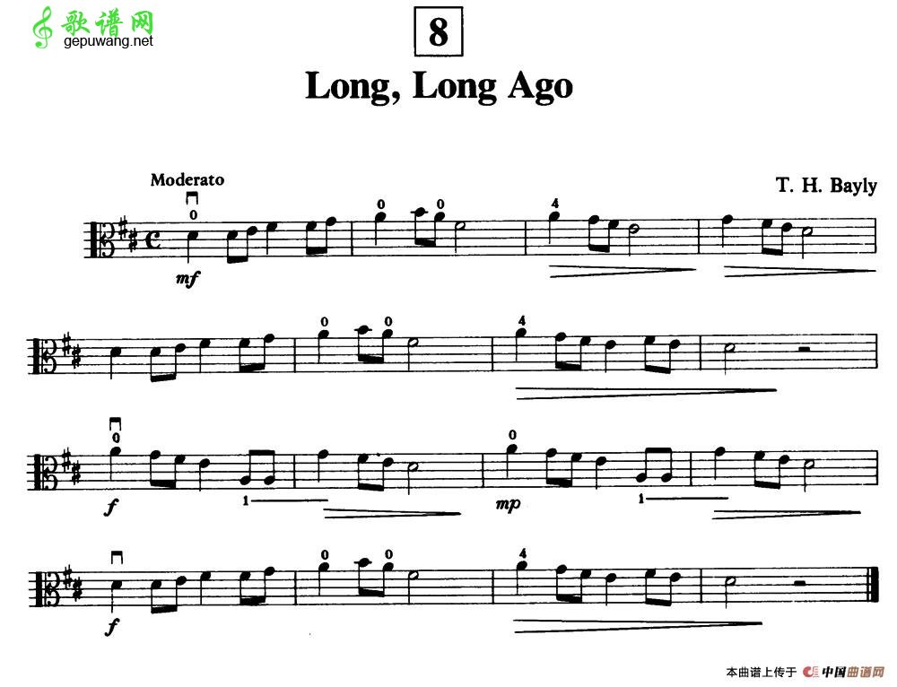 Long,Long Ago