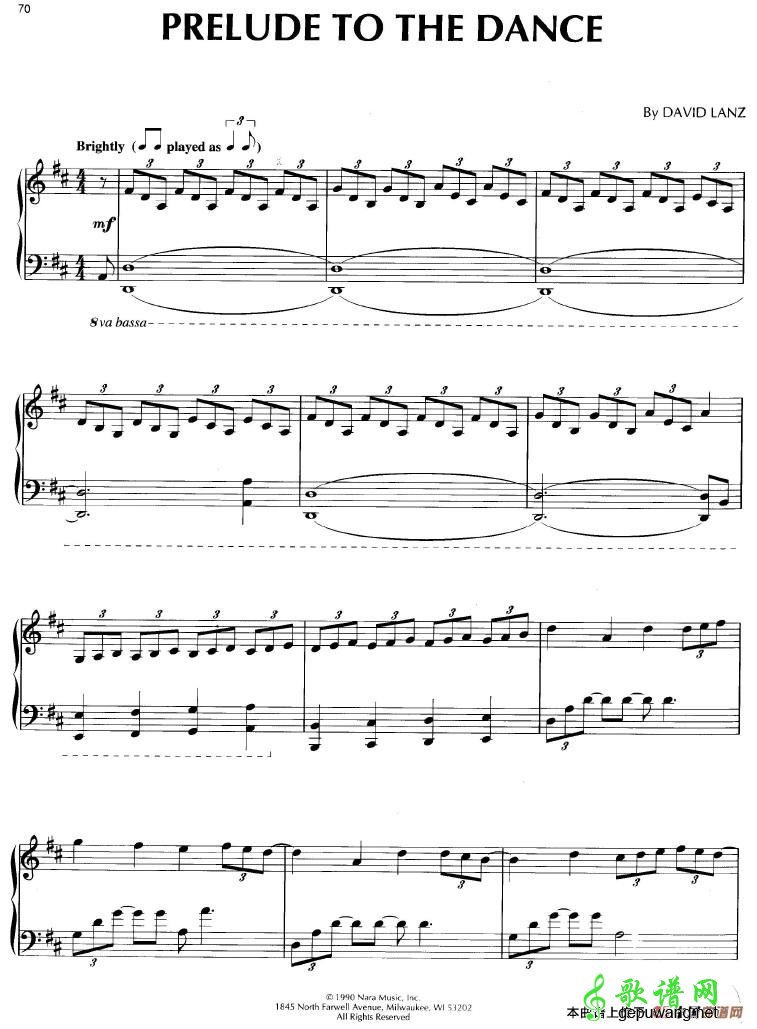 Prelude To The Dance  