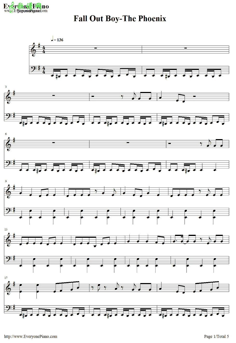 The Phoenix Fall Out Boy-The Phoenix  