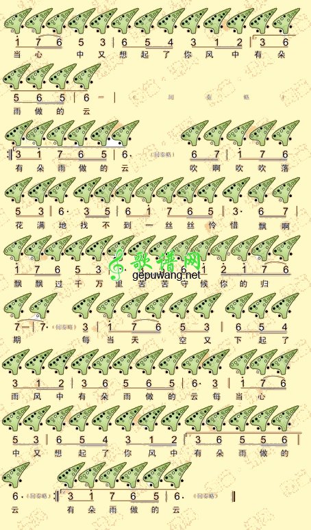 风中有朵雨做的云