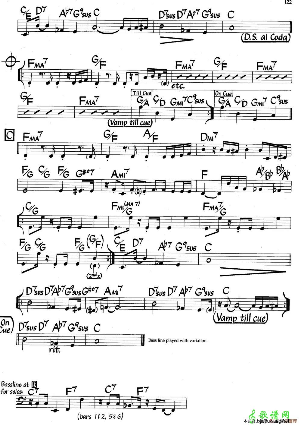 Goin' Home(Bass)  