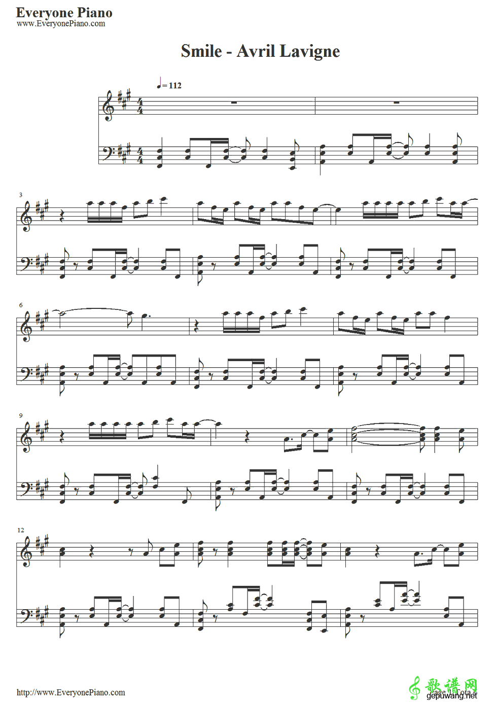 Smile Avril Lavigne-Smile  