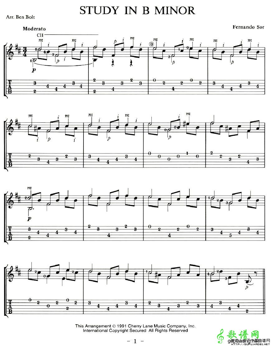 STUDY IN B MINOR