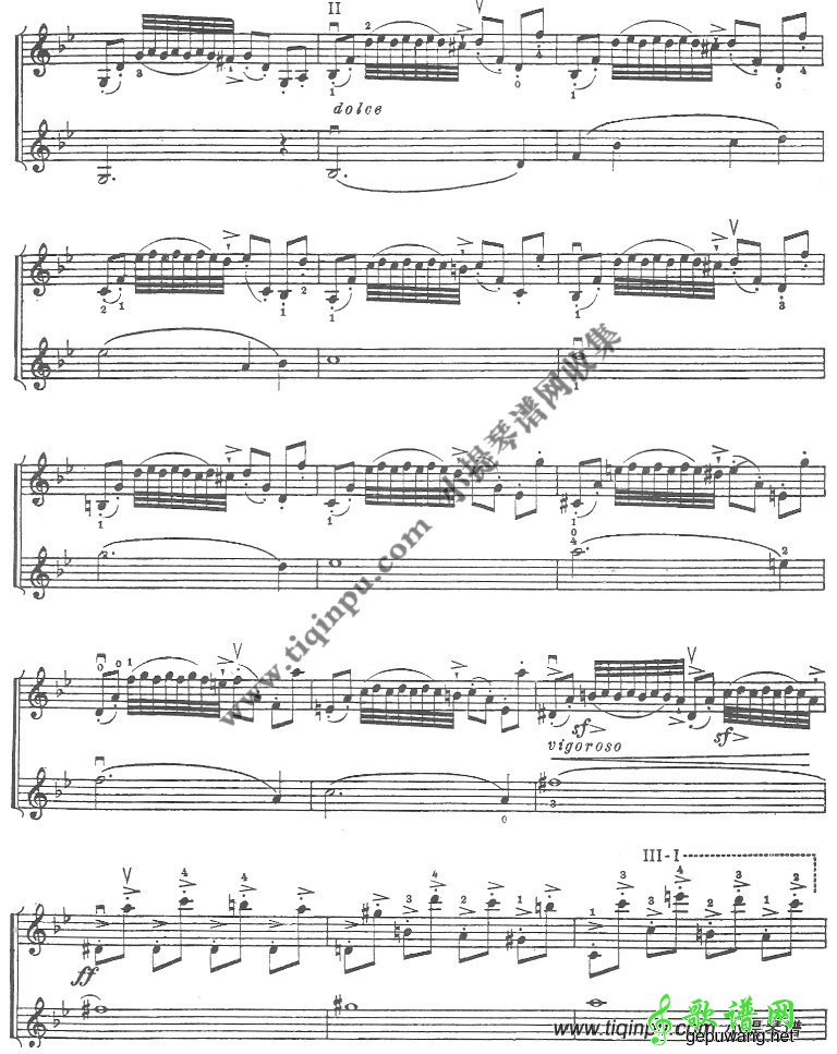 维尼亚夫斯基《练习曲》OP.18（第1首）