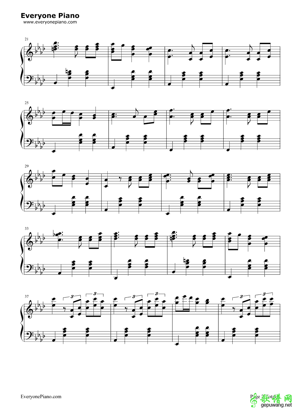 降A大调圆舞曲 降A大调圆舞曲  