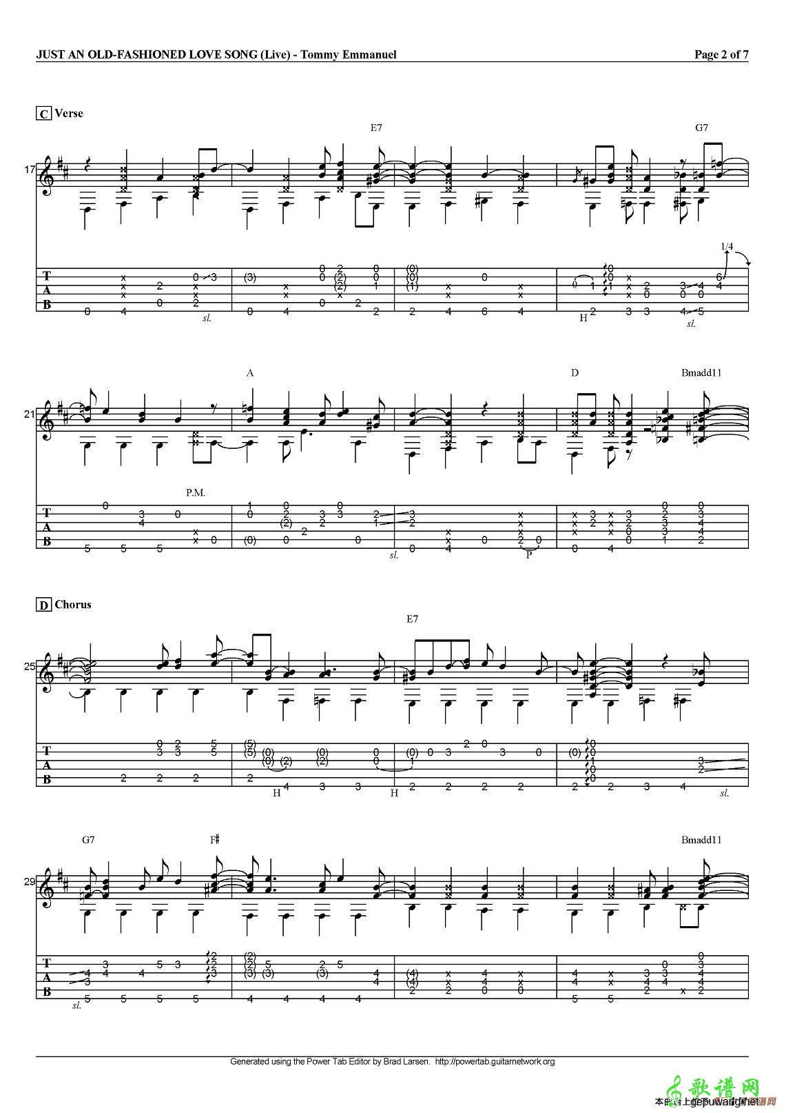 just an old fashioned love song