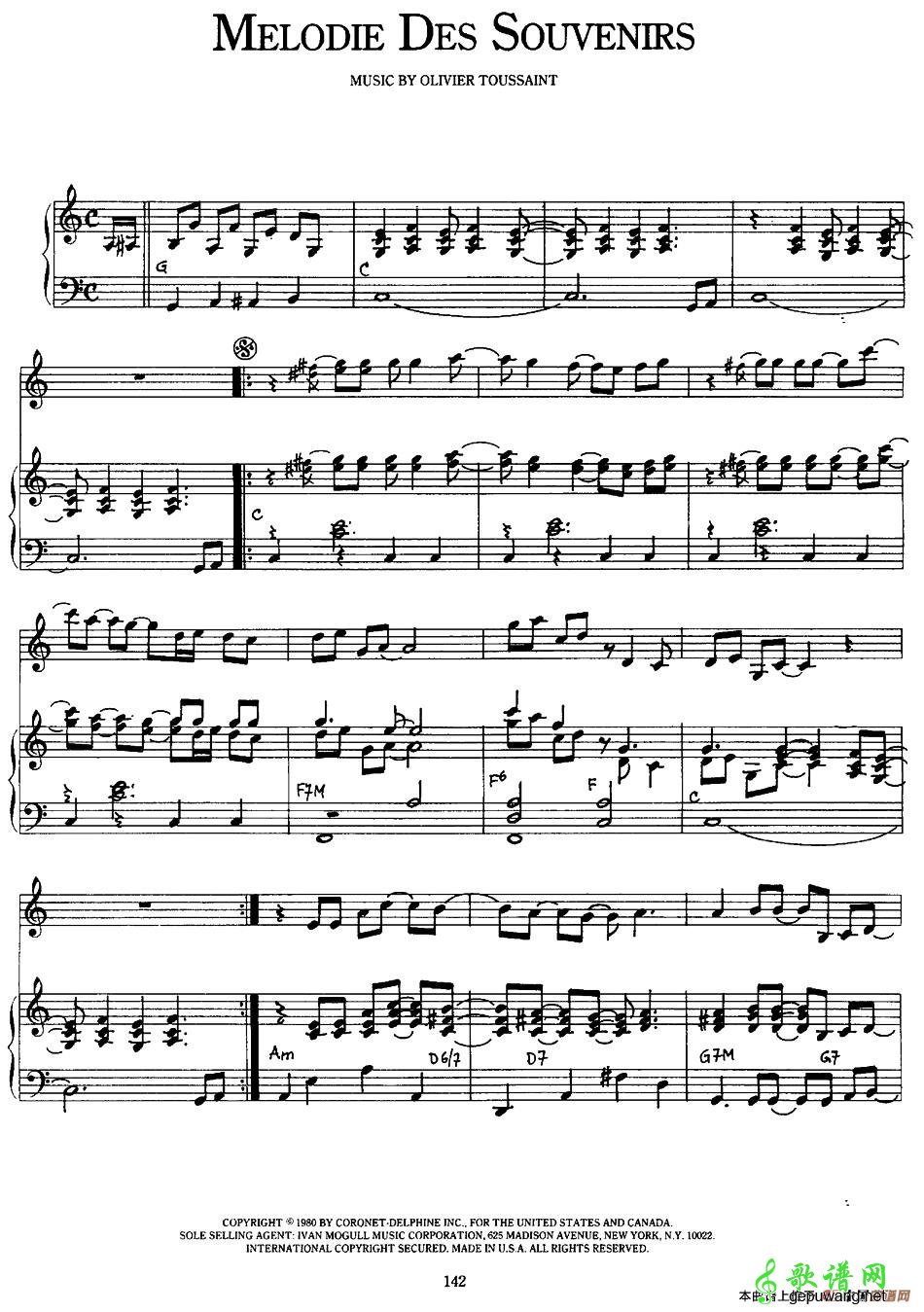 Melodie Des Souvenirs  