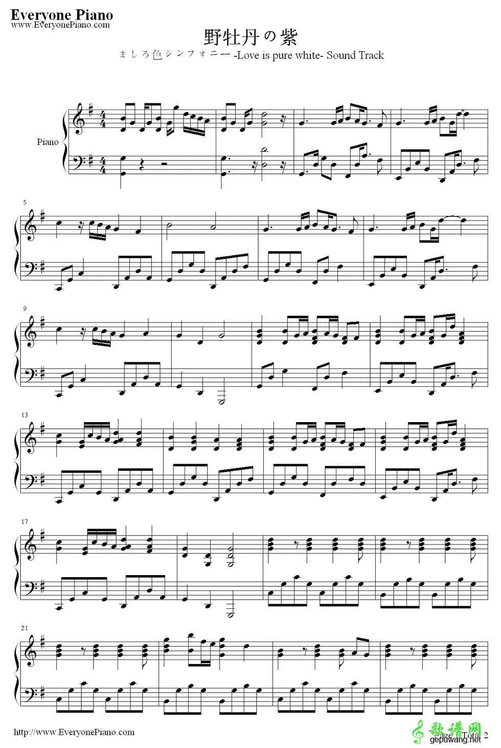 野牡丹の紫 《纯白交响曲》 