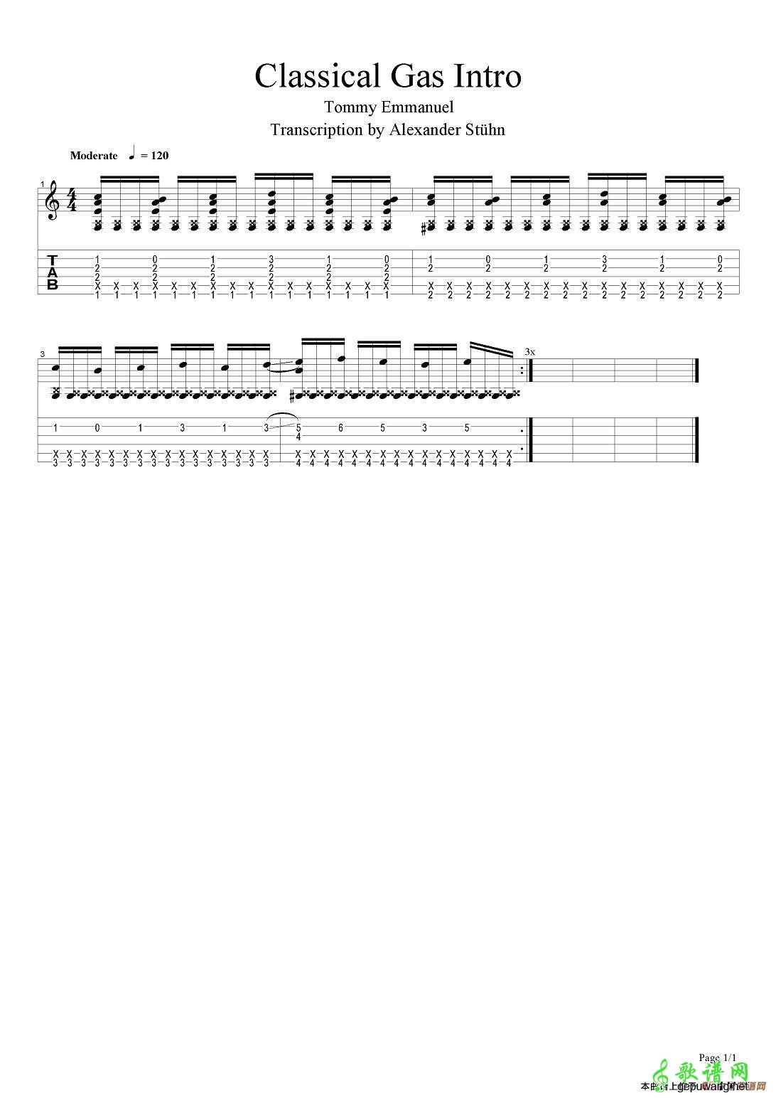 classical gas intro