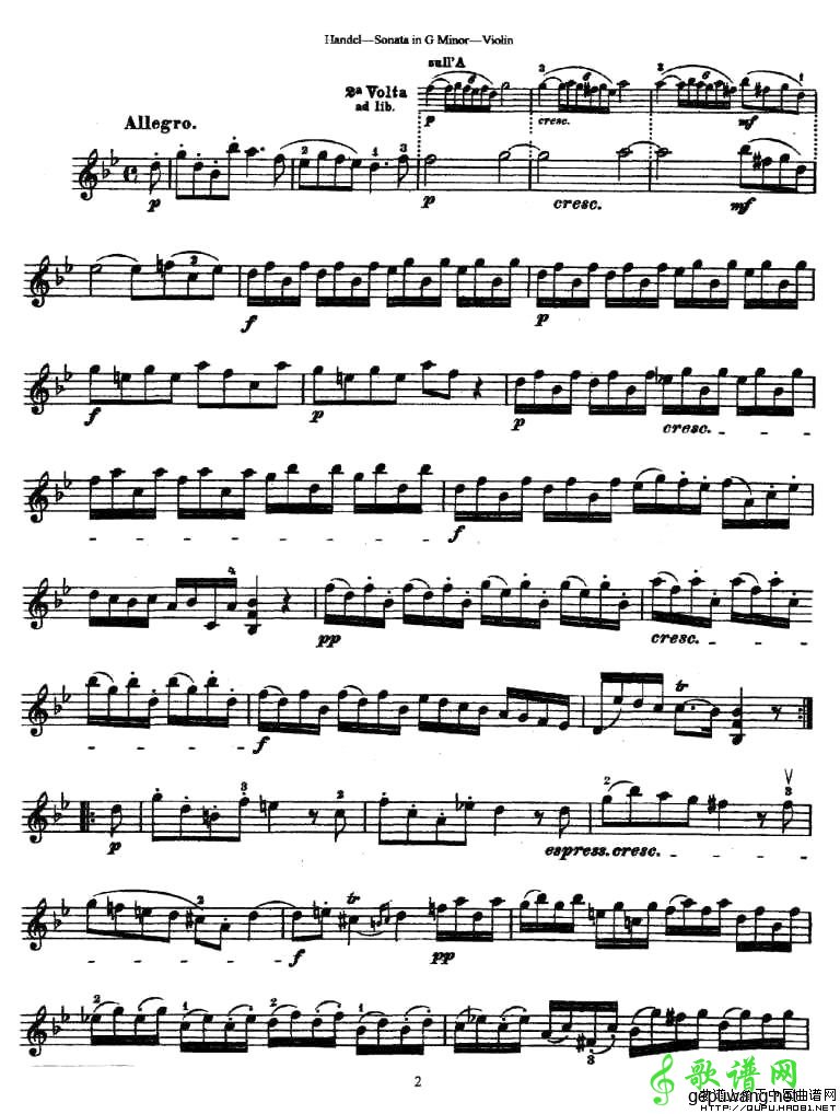 Sonata in G Minor