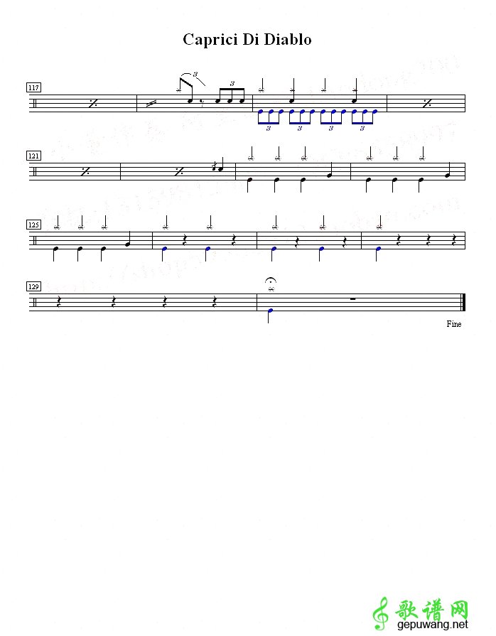 Caprici Di Diablo-Yngwie Malmsteen爵士鼓谱