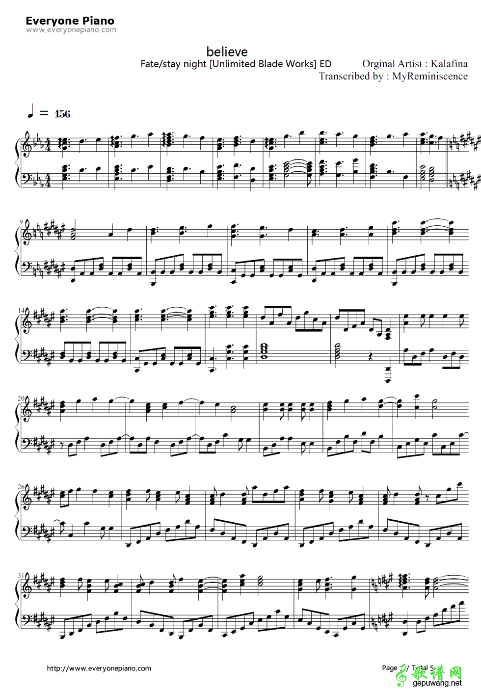 Believe Kalafina-Believe  