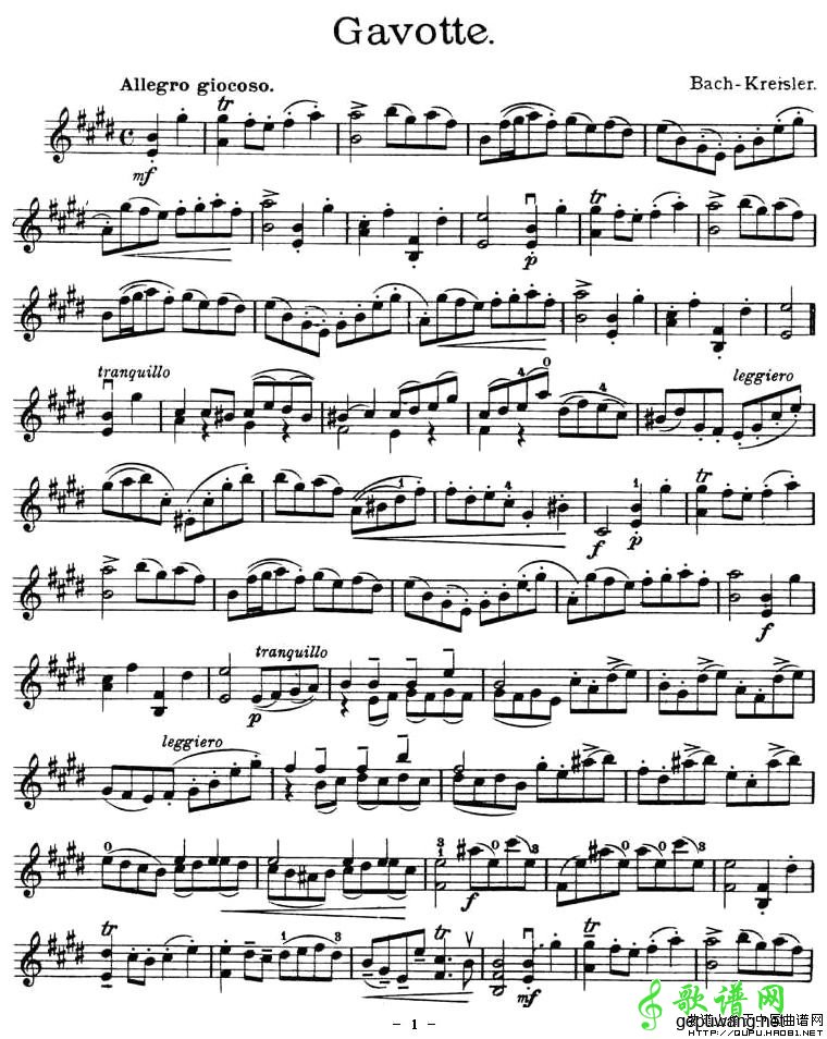 Gavotte.