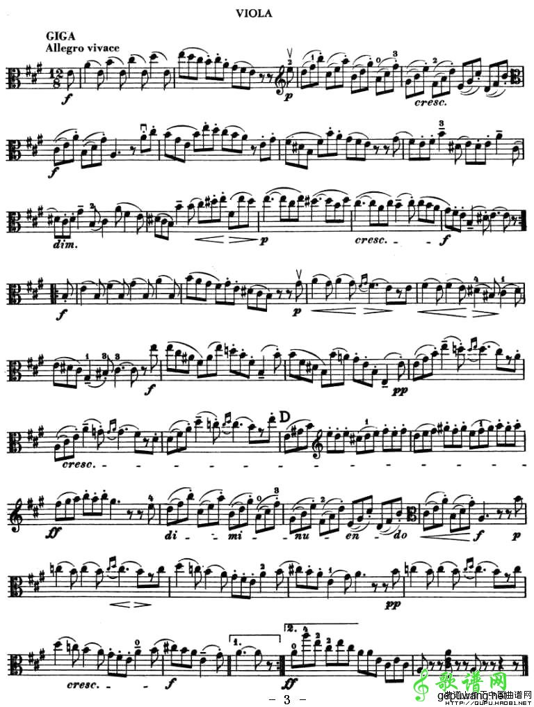 SONATA in A Major