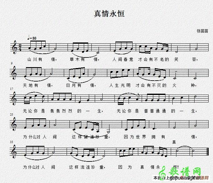 真情永恒  