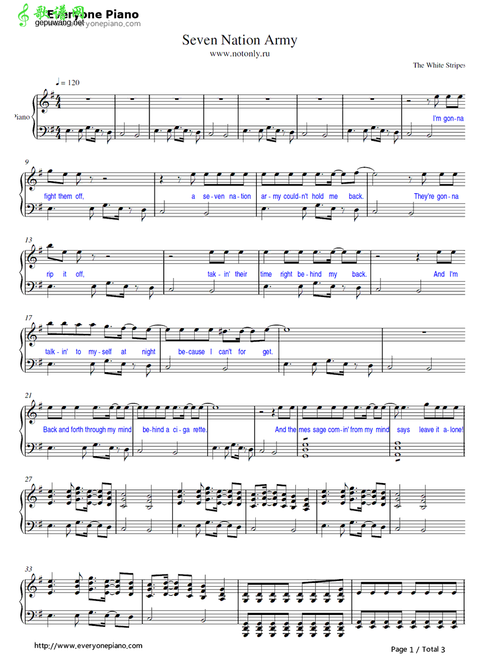 Seven Nation Army  