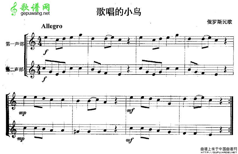 歌唱的小鸟