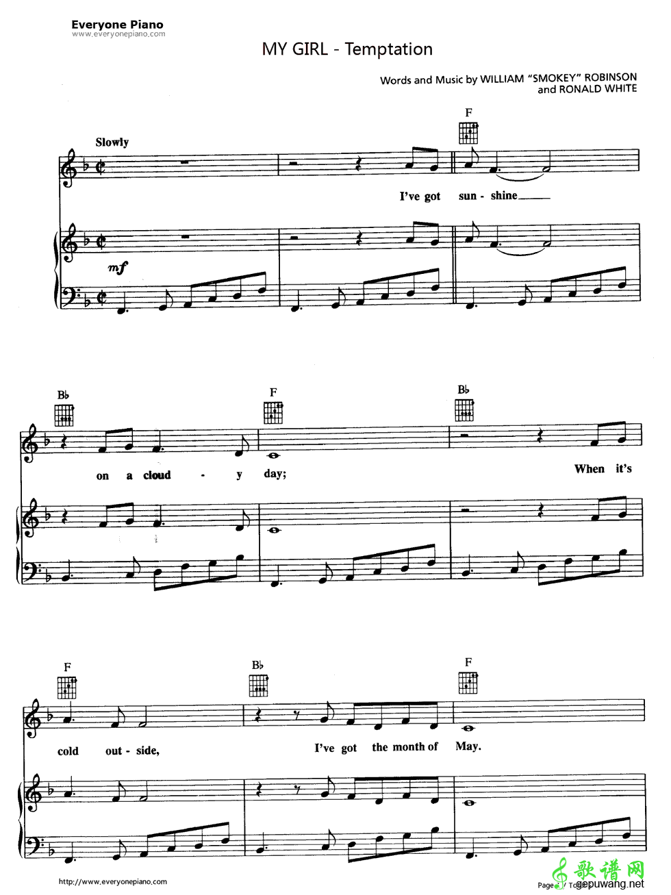My Girl The Temptations-My Girl  
