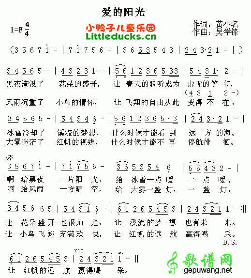 爱的阳光