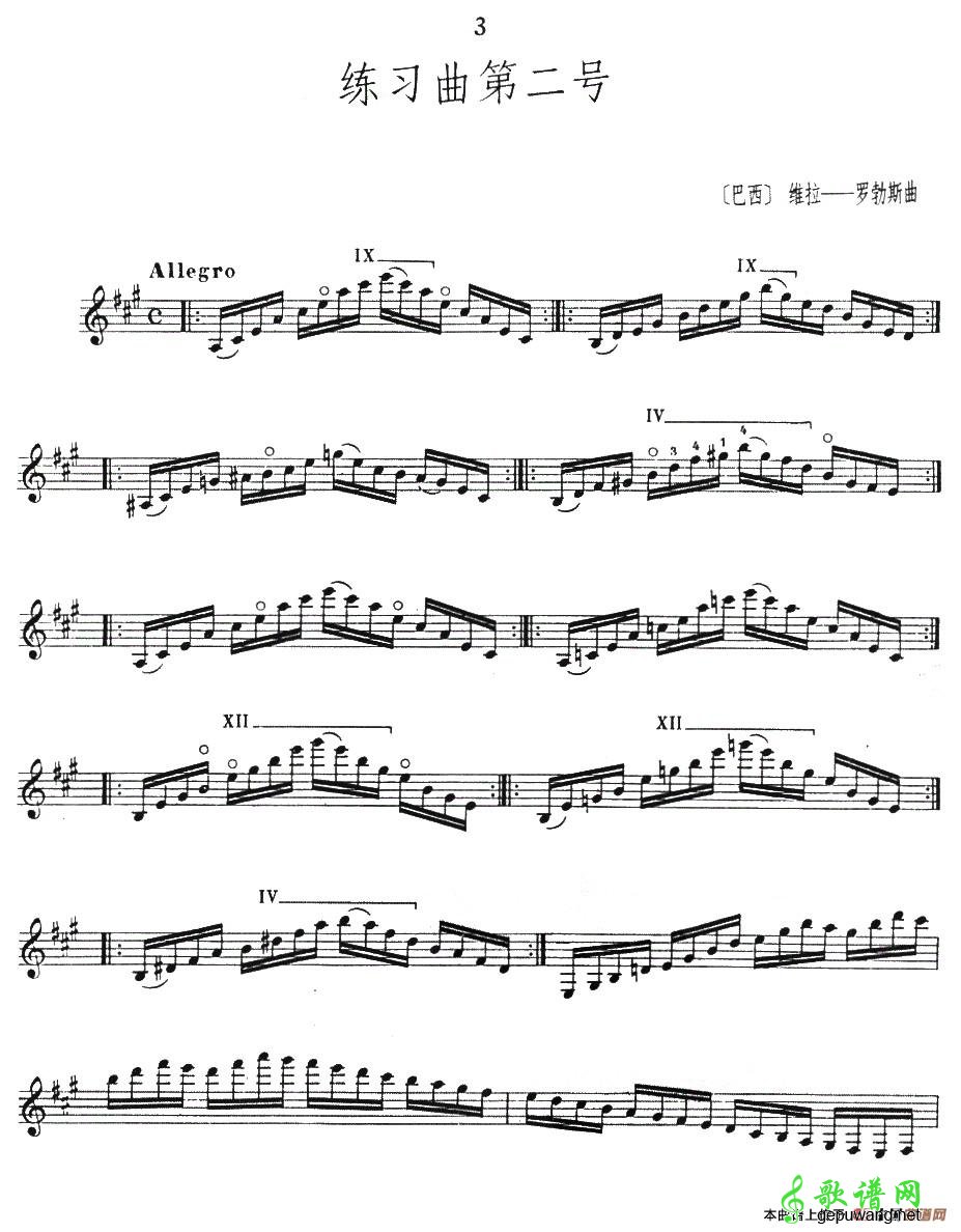 练习曲第二号