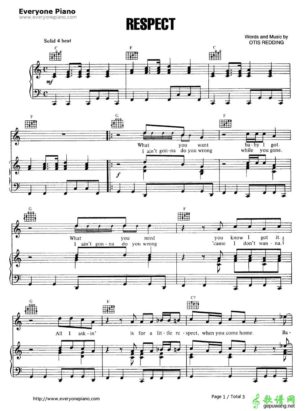Respect Aretha Franklin-Respect  