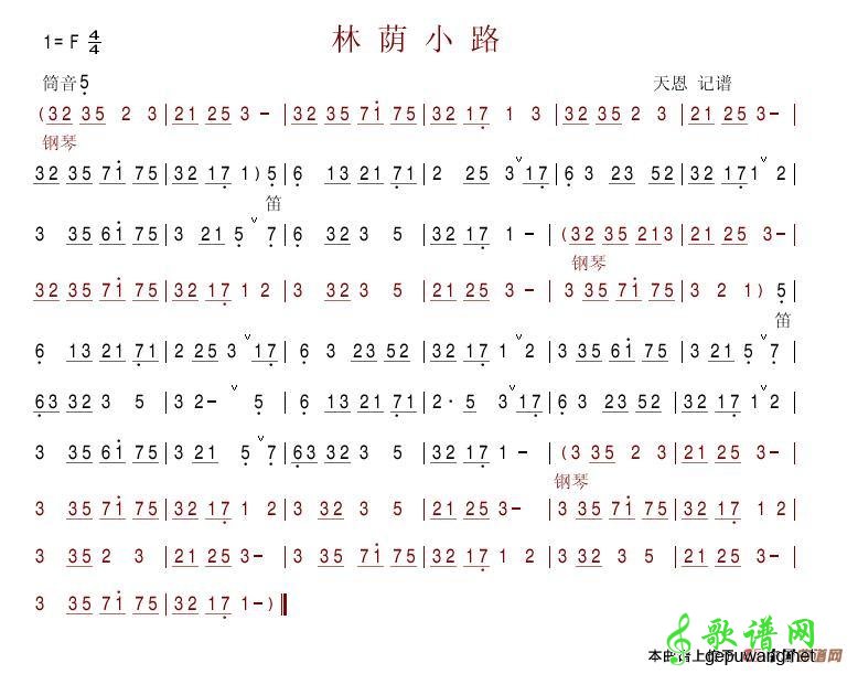 林荫小路