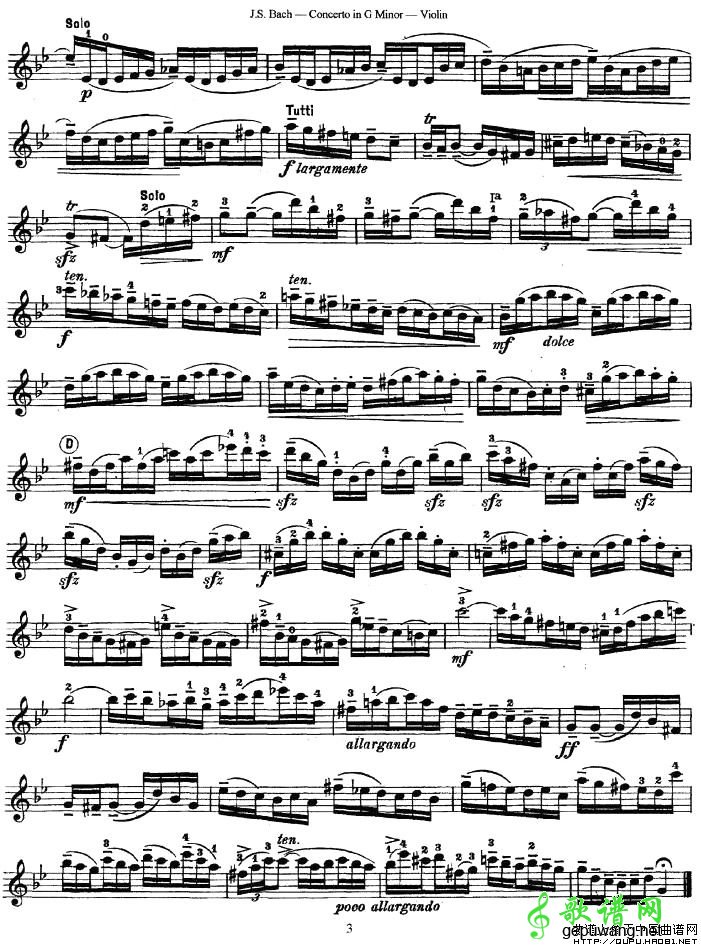 Concerto in G Minor