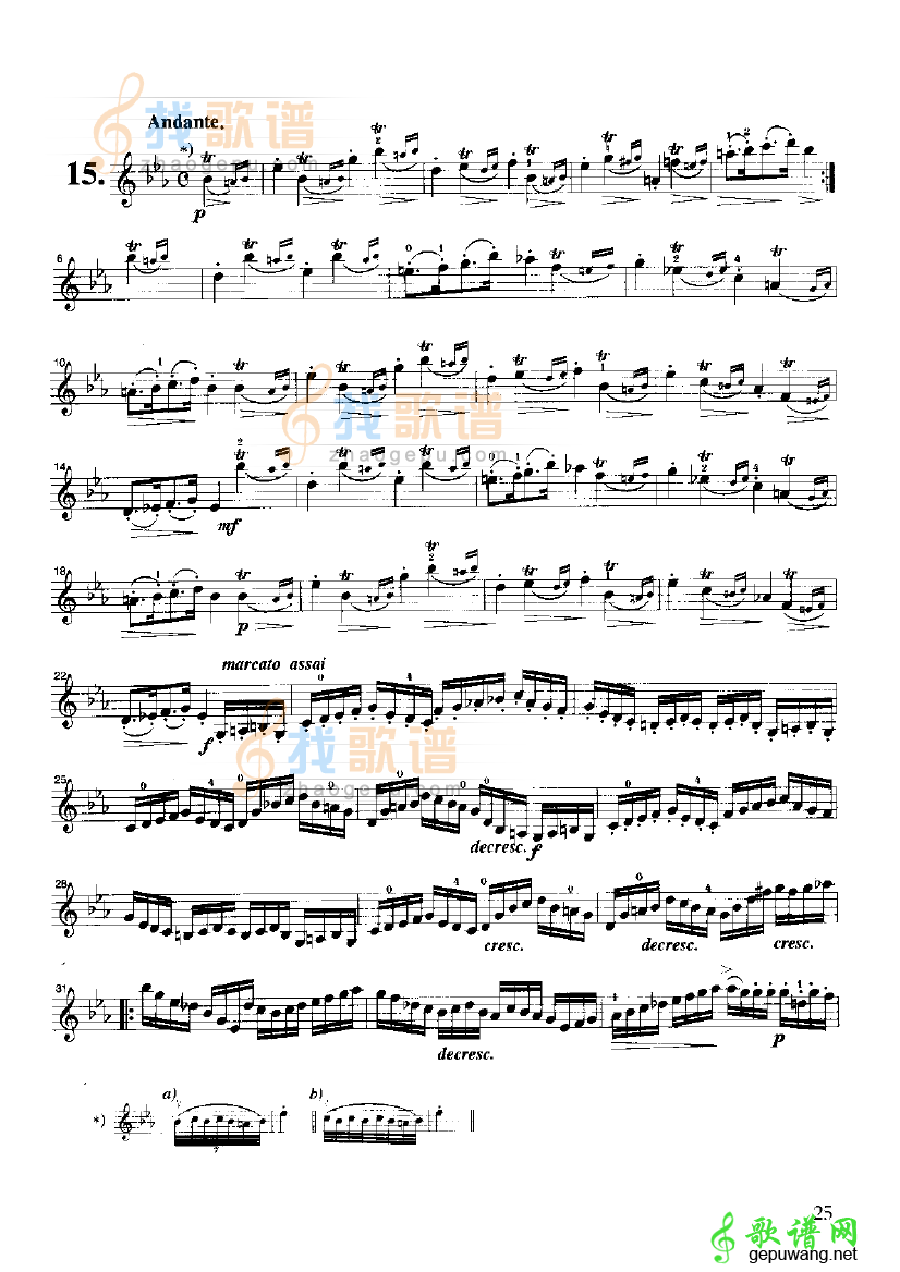 开塞小提琴练习曲36首13