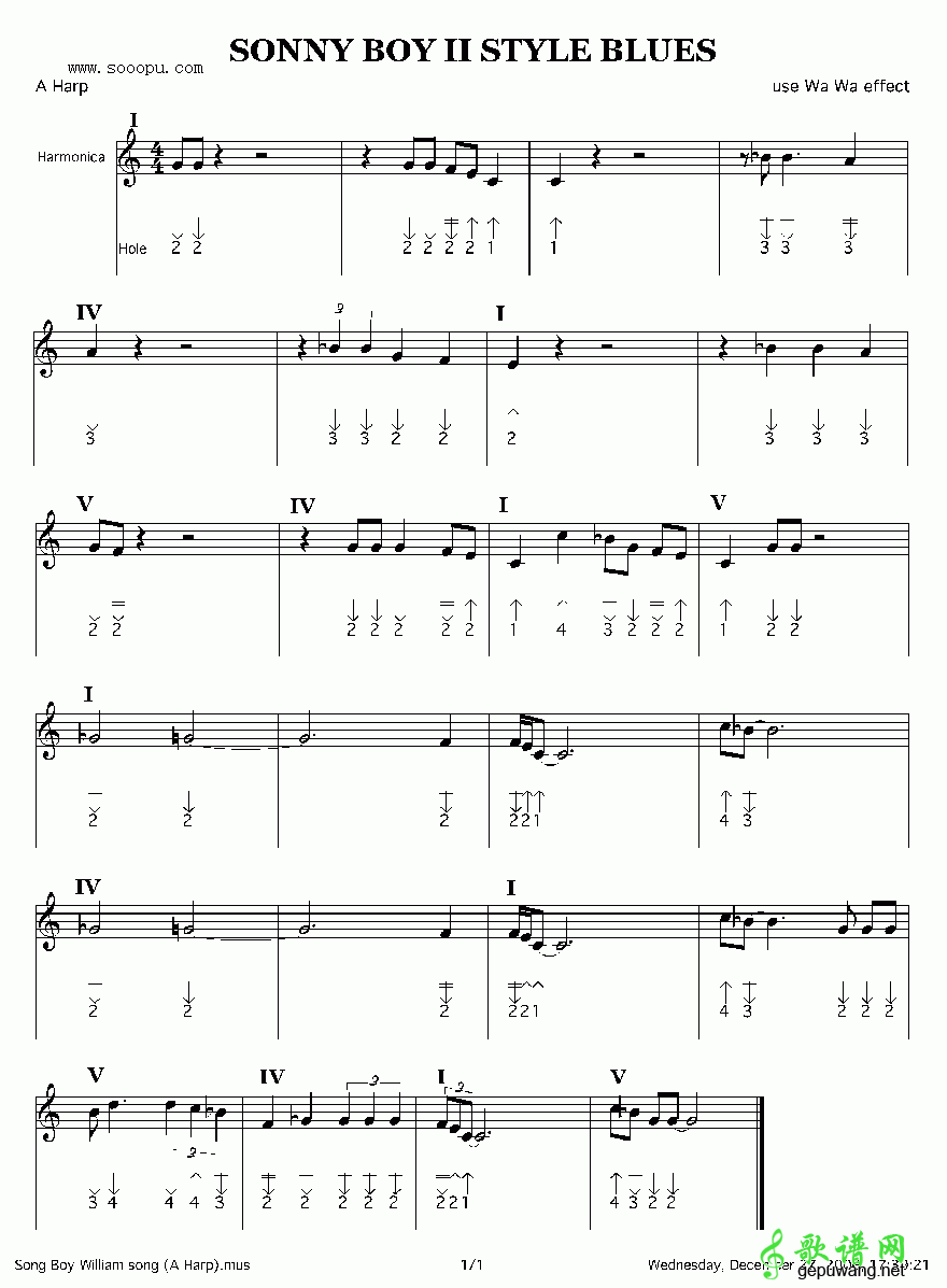 sonny boy style blues 