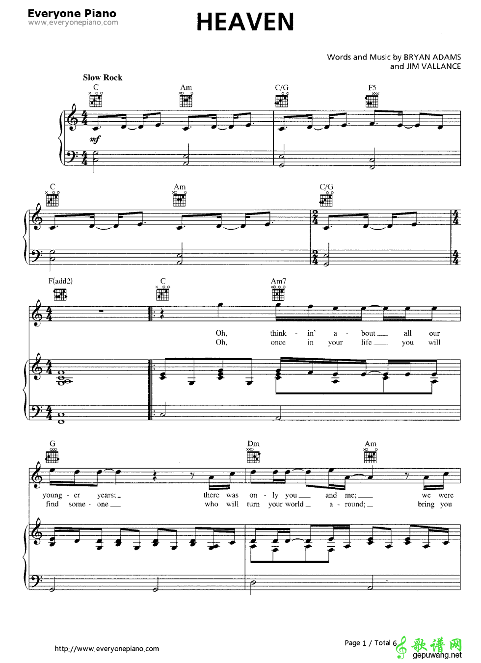 Heaven Bryan Adams-Heaven  