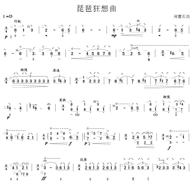 琵琶狂想曲