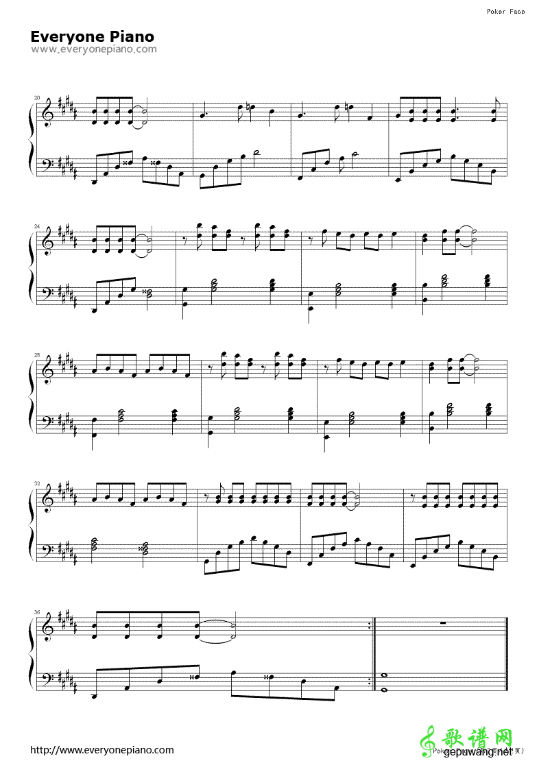 Poker Face lady gaga-Poker Face 