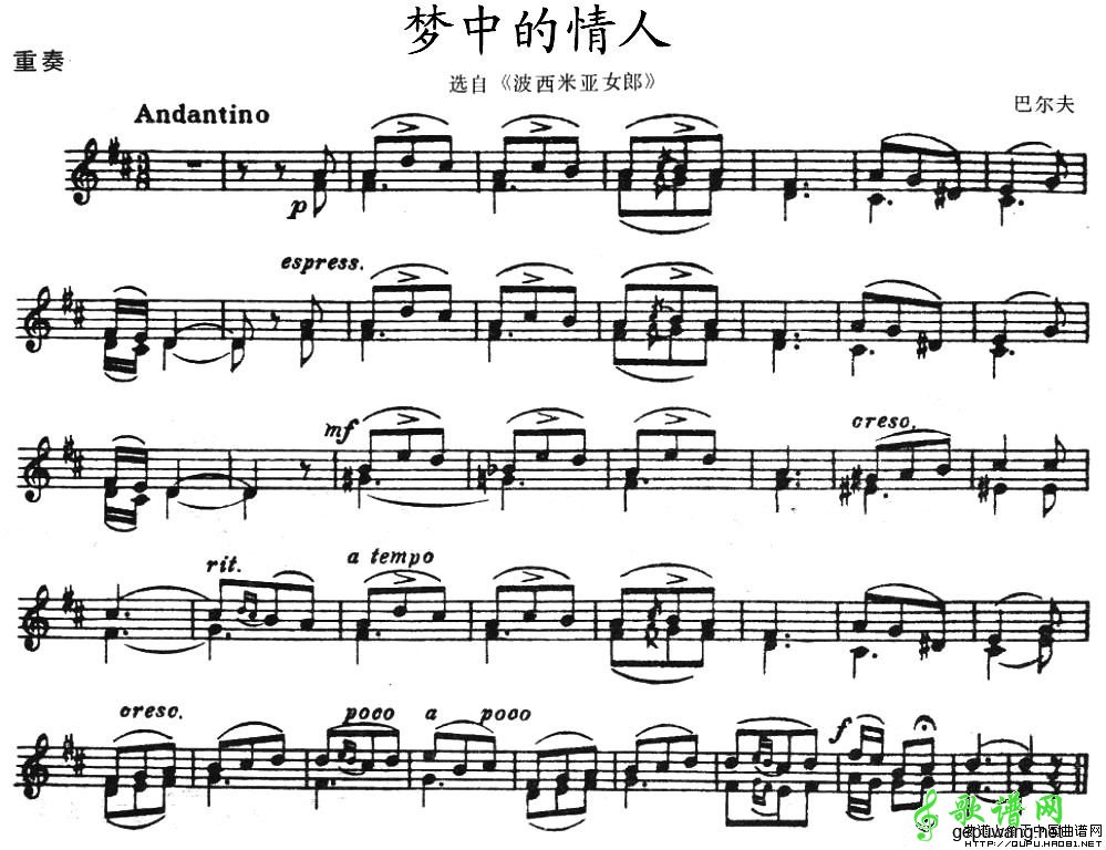 梦中的情人