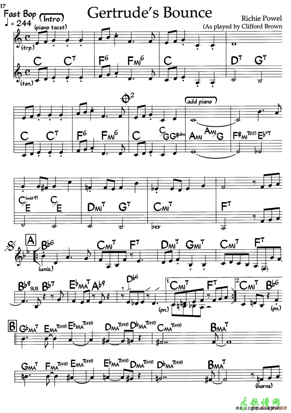 Gertrude's Bounce  