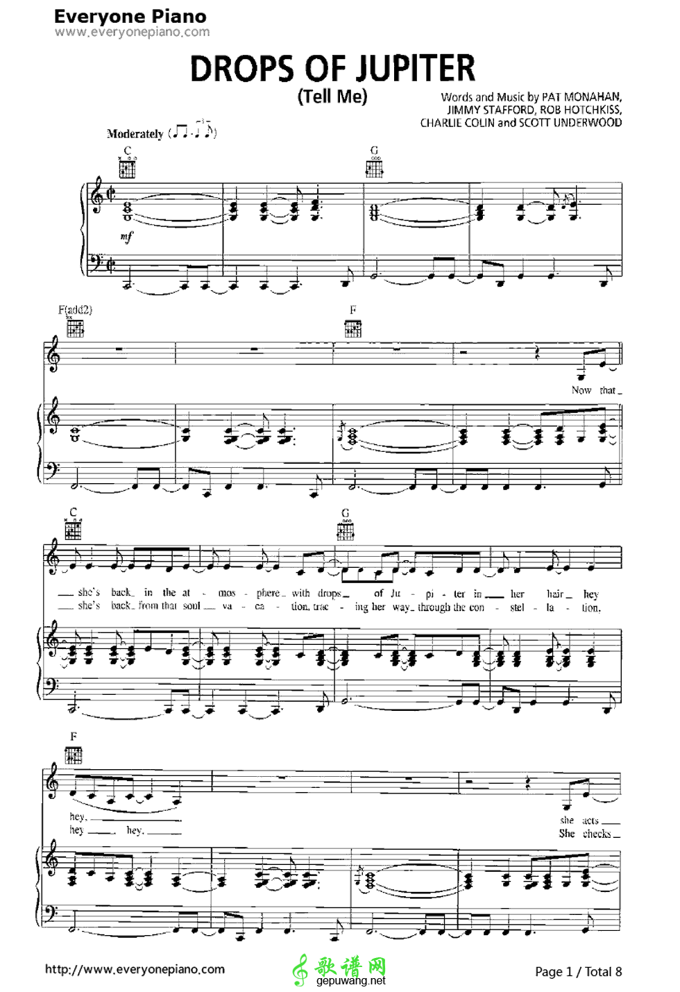 Drops of Jupiter (Tell Me)  
