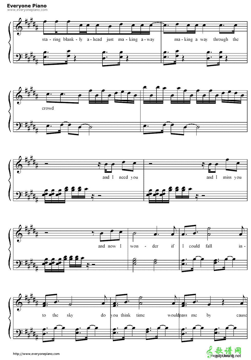 A Thousand Miles Vanessa Carlton-A Thousand Miles钢