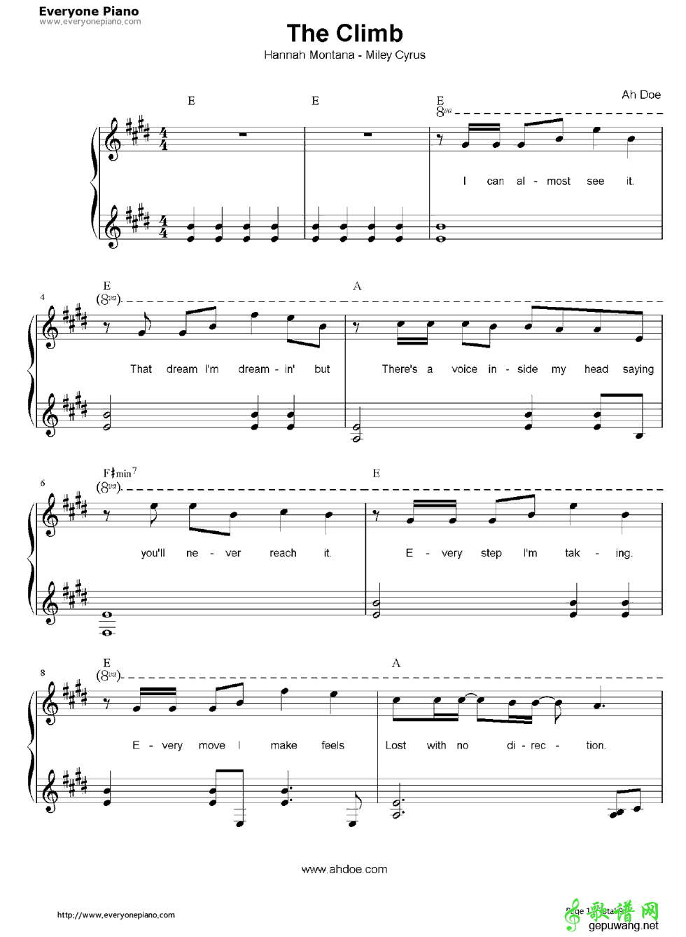 The Climb Miley Cyrus-The Climb  