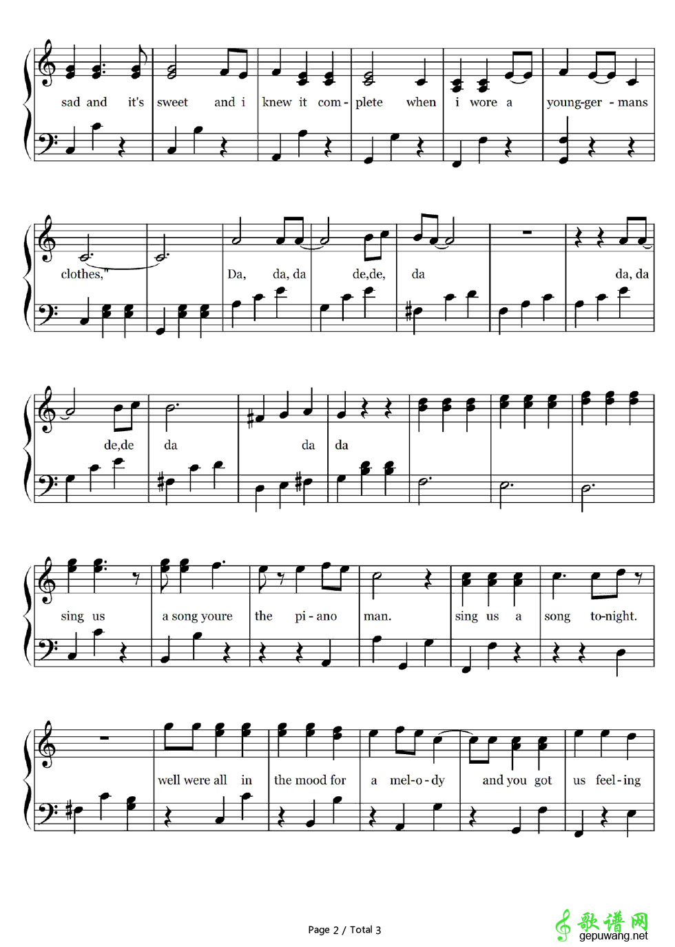 Piano Man Billy Joel-Piano Man  