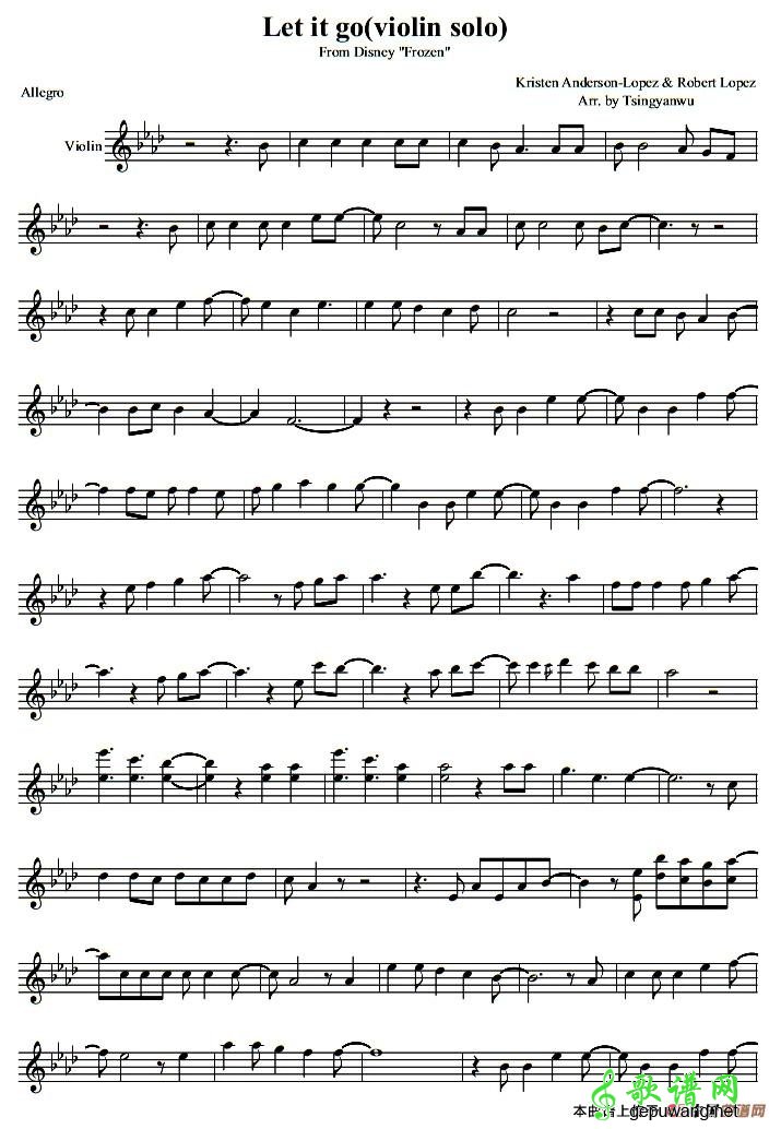 let it go（冰雪奇缘）