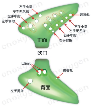 陶笛复管指法大全