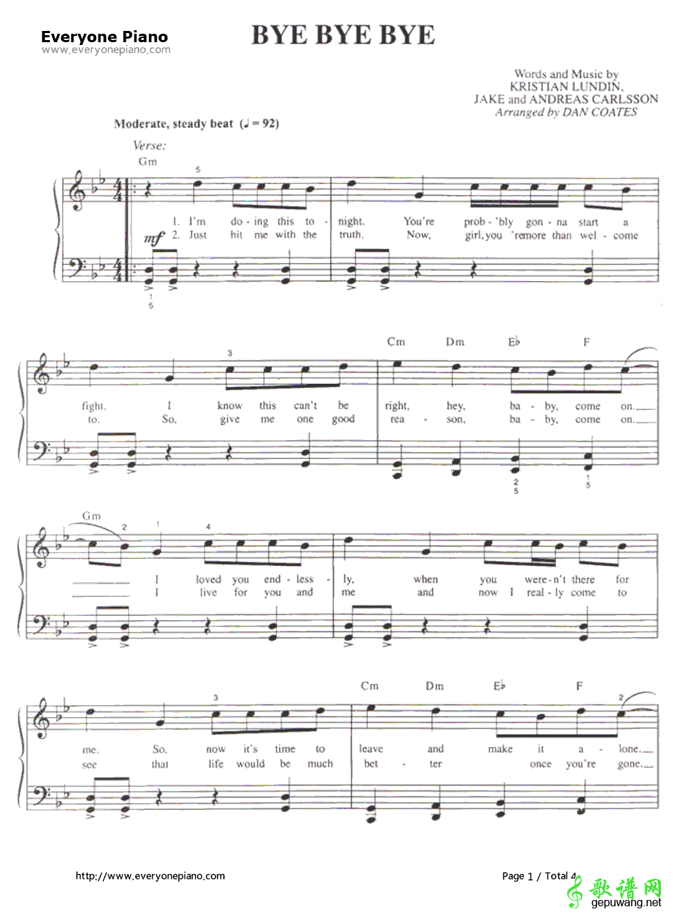 Bye Bye Bye N Sync