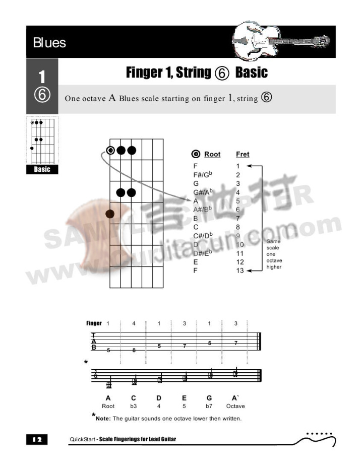 Gibson Blues 教程