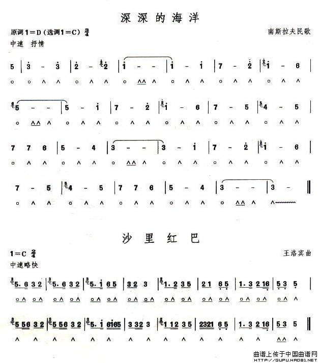 深深的海洋