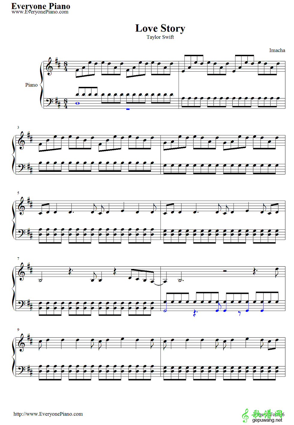 Love Story Taylor Swift爱的故事  